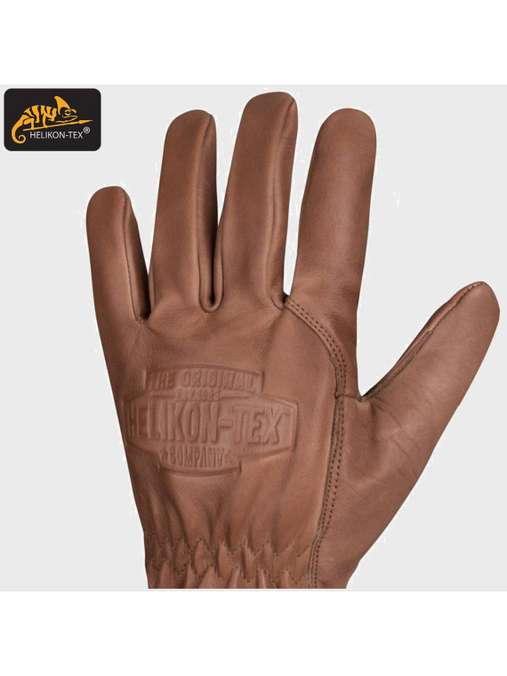 HELIKON-TEX RĘKAWICE LUMBER SKÓRA NATURALNA L