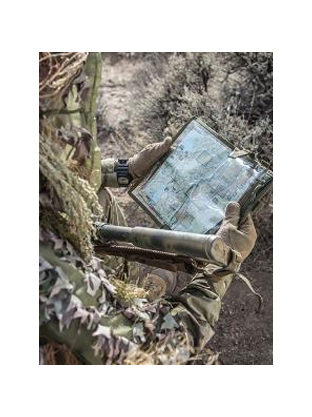 HELIKON-TEX POKROWIEC NA MAPĘ MAPNIK WODOODPORNY MULTICAM