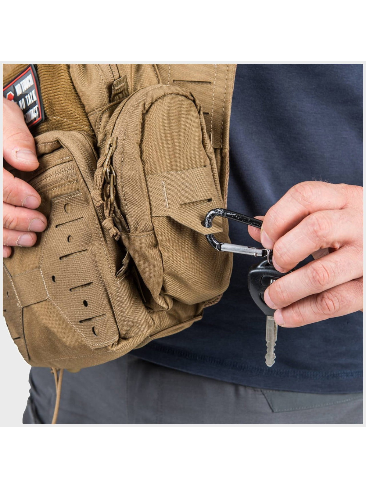 HELIKON-TEX TORBA NA RAMIĘ EDC SIDE BAG CORDURA SHADOW GREY
