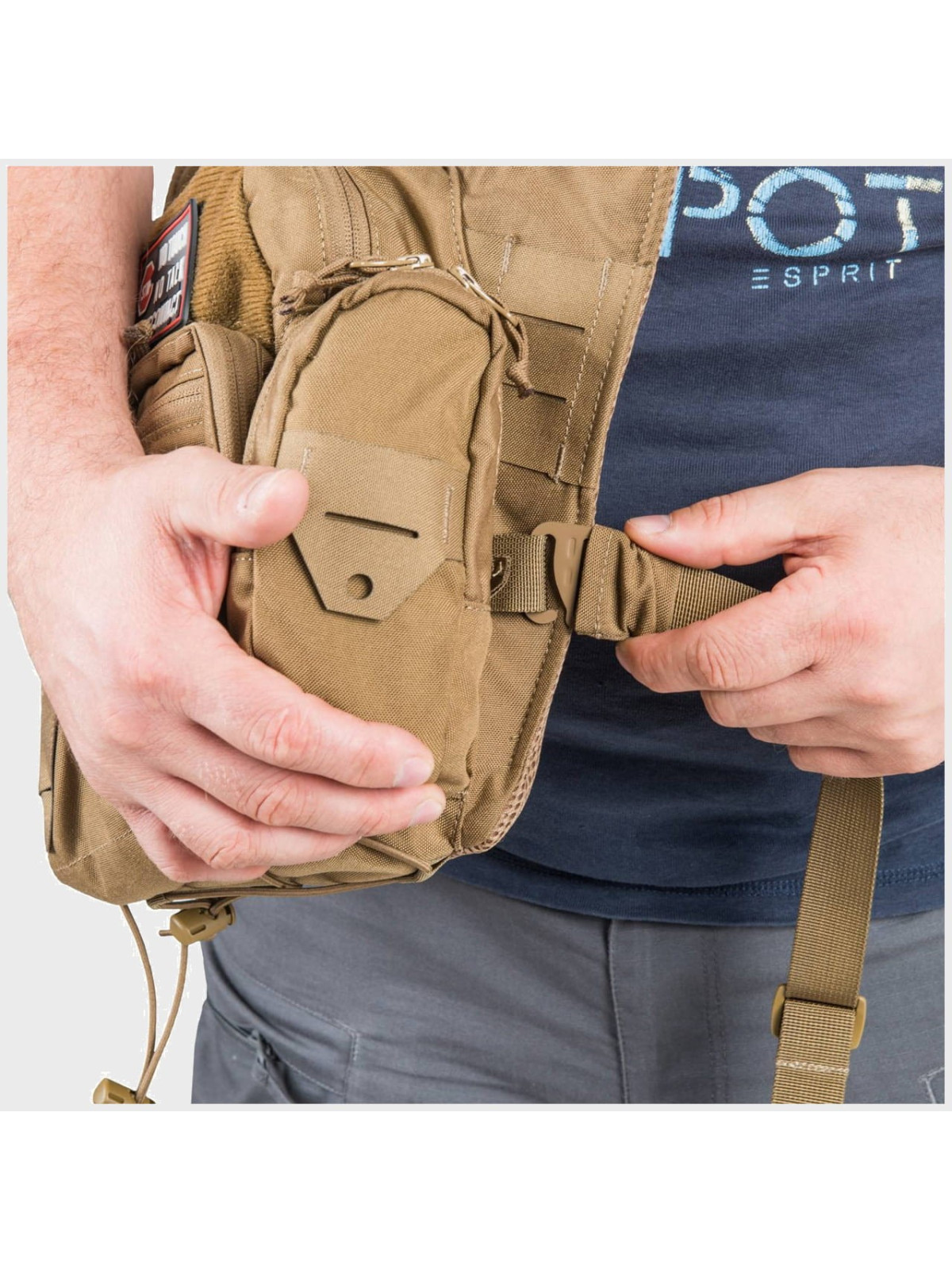 HELIKON-TEX TORBA NA RAMIĘ EDC SIDE BAG CORDURA OLIVE GREEN