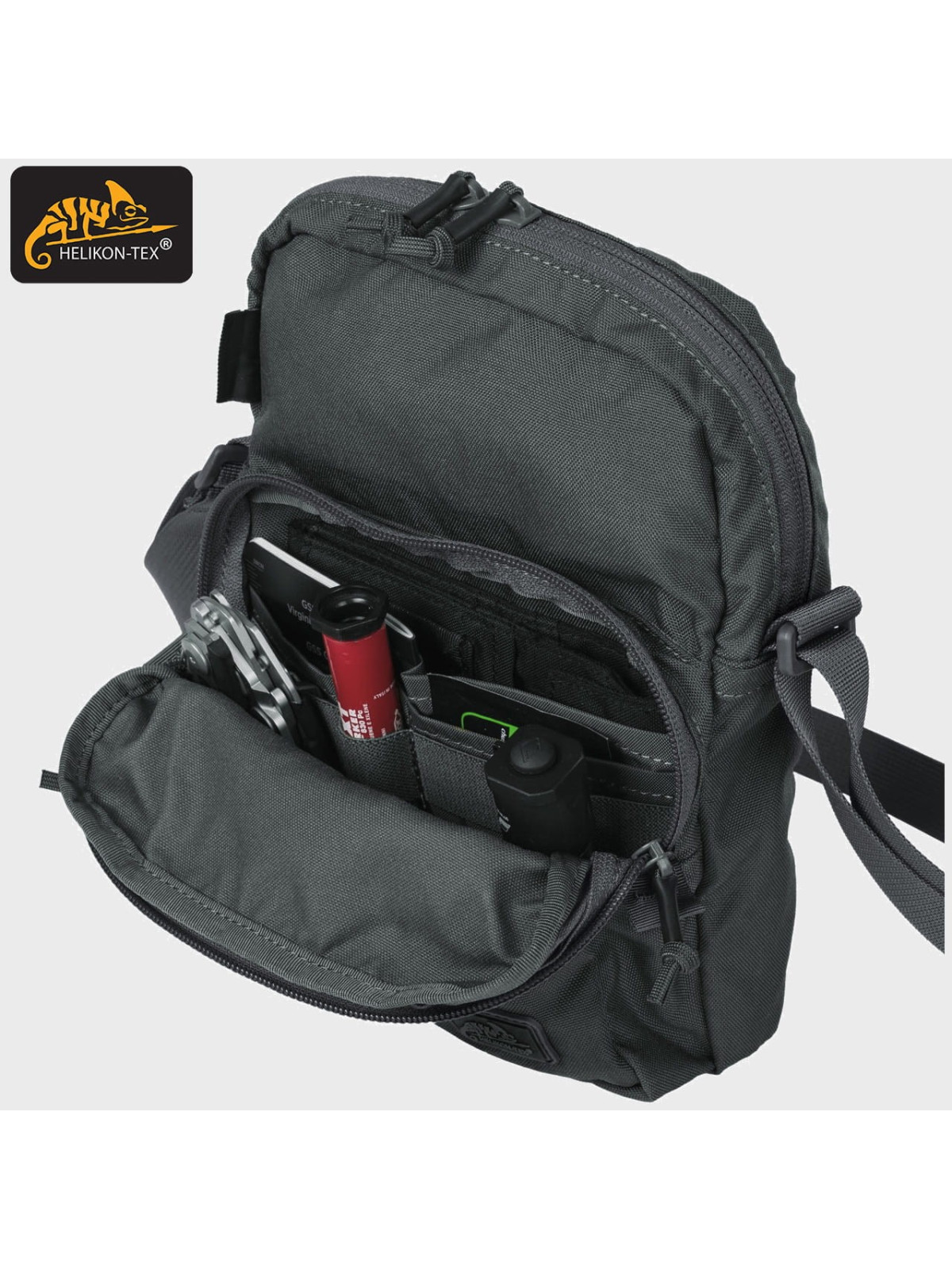 HELIKON-TEX TORBA NA RAMIĘ EDC COMPACT SHOULDER BAG SHADOW GREY