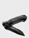 WALTHER Nóż składany taktyczny BTK Spear Point zestaw linka etui