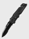 WALTHER NÓŻ SKŁADANY RATOWNICZY EMERGENCY RESCUE CLIP-POINT CZARNY