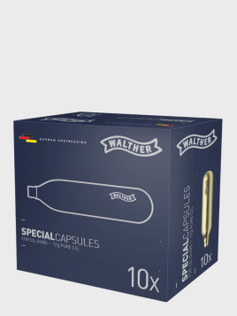 WALTHER Nabój CO2 Kapsułka 12g DO WIATRÓWEK ORAZ REPLIK 10 szt.
