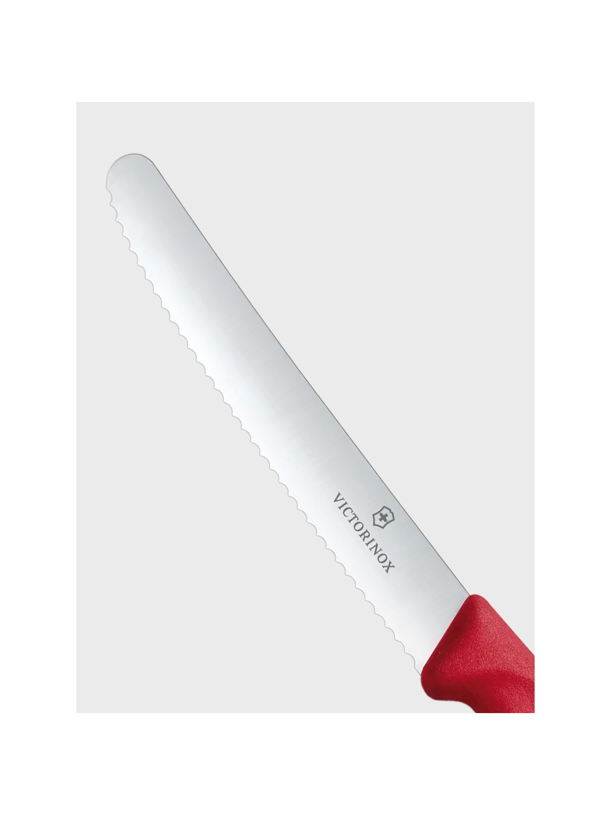 VICTORINOX Nóż uniwersalny 6.7831.C1 ostrze ząbkowane 11cm Swiss Classic czerwony