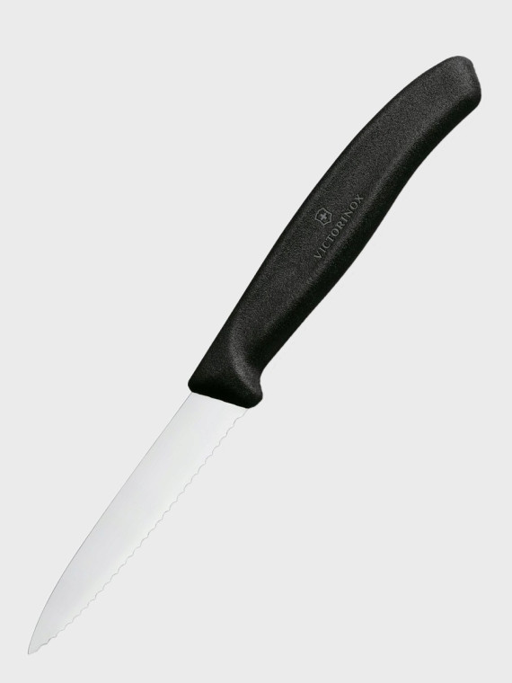 VICTORINOX Noże 3 szt zestaw do warzyw i owoców 6.7113.34 Swiss Classic czarne