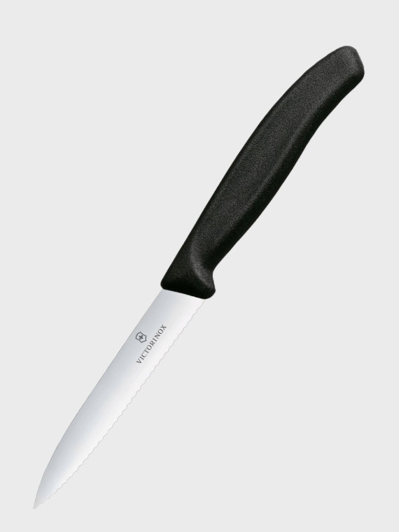 VICTORINOX Noże kuchenne 2 szt i obierczaka do warzyw zestaw 6.7113.33 czarne