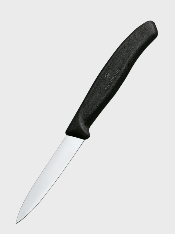 VICTORINOX Noże kuchenne 2 szt i obierczaka do warzyw zestaw 6.7113.33 czarne