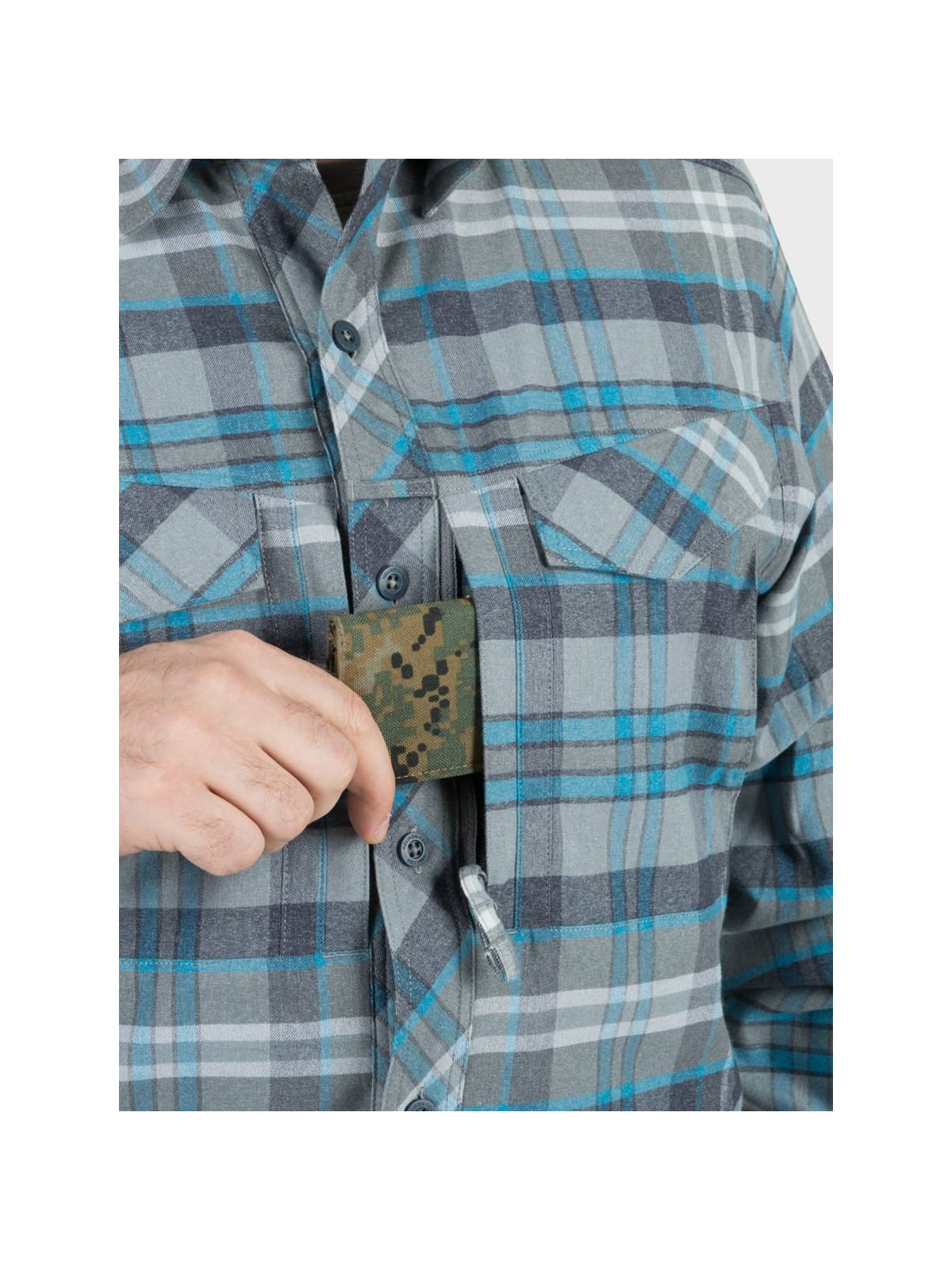 HELIKON-TEX Koszula w kratę Defender Mk2 Pilgrim Rust Plaid S