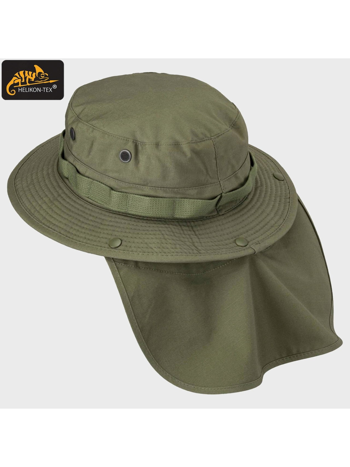 HELIKON-TEX KAPELUSZ WOJSKOWY BOONIE POLYCO RIP-STOP OLIWKOWY L