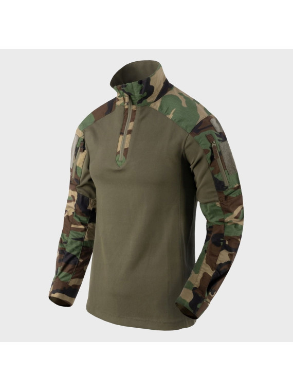 HELIKON-TEX BLUZA WOJSKOWA COMBAT TOPCOOL NYCO US WOODLAND XXL