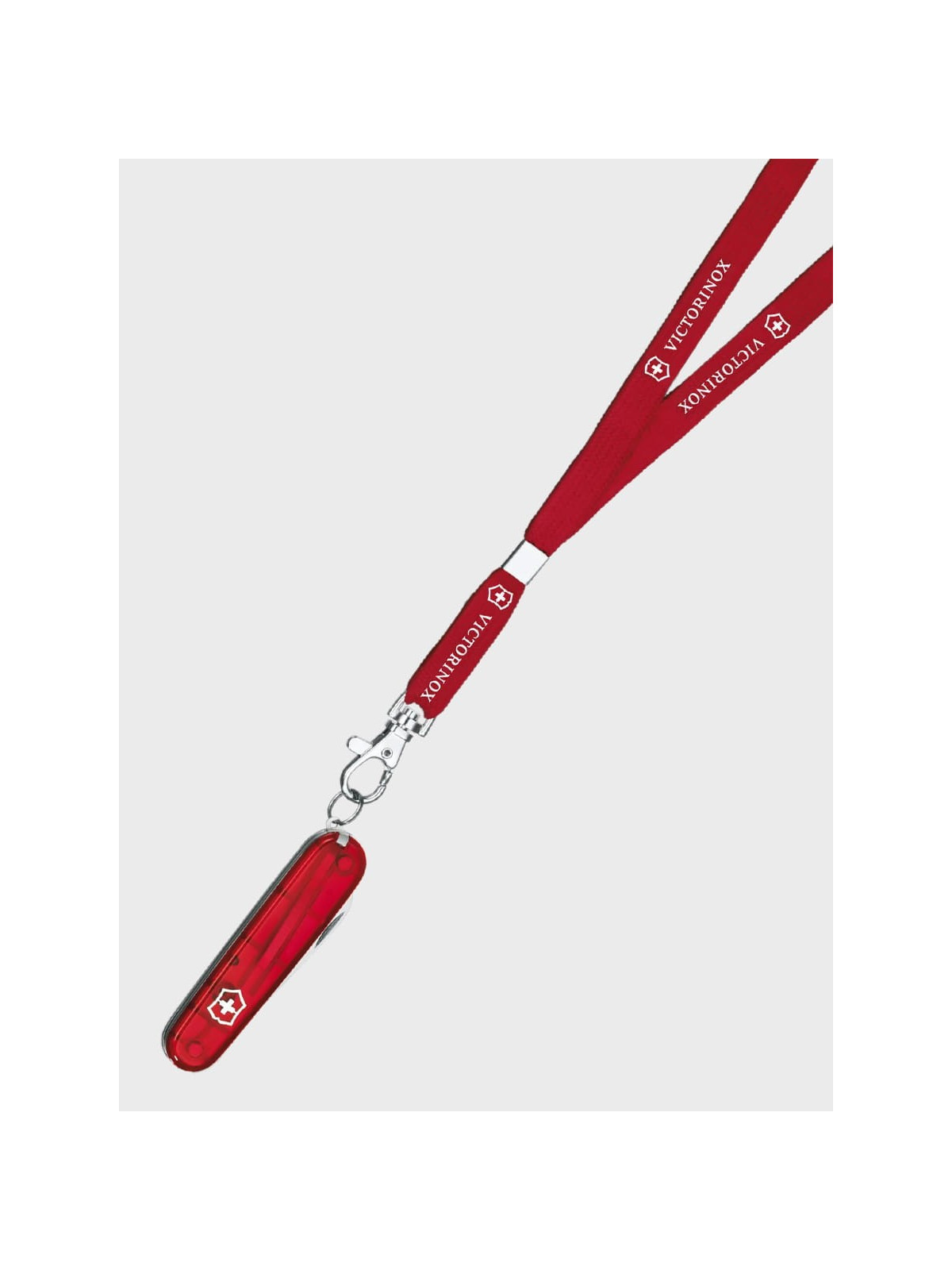 VICTORINOX Scyzoryk 0.2373.T My First 10 narzędzi zestaw smycz czerwony