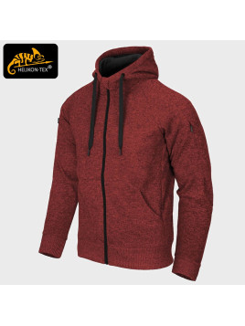 HELIKON-TEX BLUZA COVERT TACTICAL ROZPINANA MELANŻ CZERWONY XXL