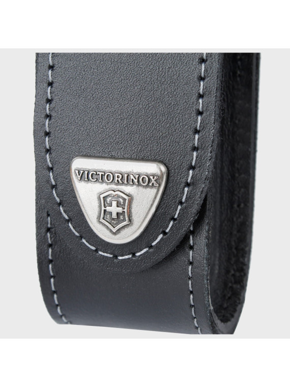 VICTORINOX ETUI DO SCYZORYKA 4.0520.3 SKÓRA NATURALNA Czarne