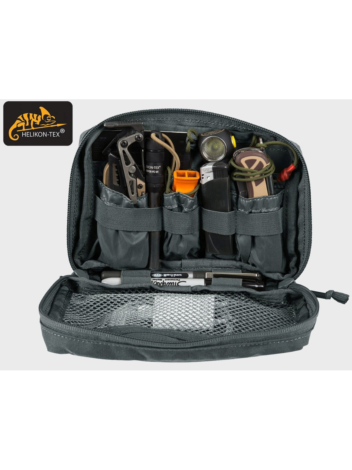 HELIKON-TEX KIESZEŃ ZASOBNIK EDC INSERT DUŻY CORDURA SHADOW GREY