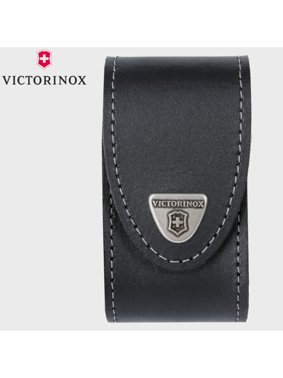 VICTORINOX ETUI DO SCYZORYKA 4.0521.3 SKÓRA NATURALNA Czarne
