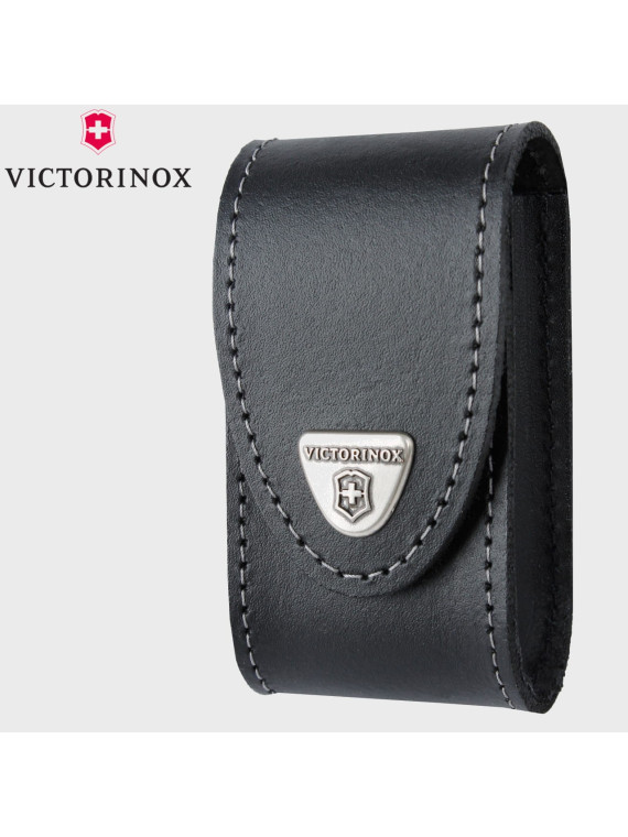 VICTORINOX ETUI DO SCYZORYKA 4.0521.3 SKÓRA NATURALNA Czarne
