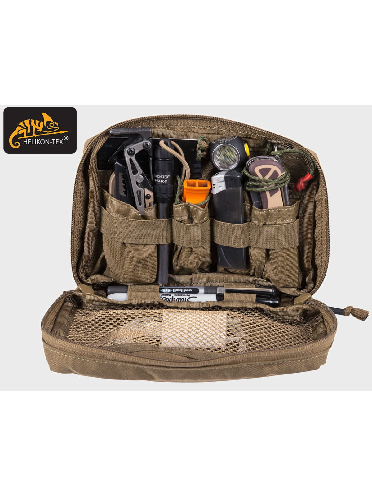 HELIKON-TEX KIESZEŃ ZASOBNIK EDC INSERT DUŻY CORDURA COYOTE
