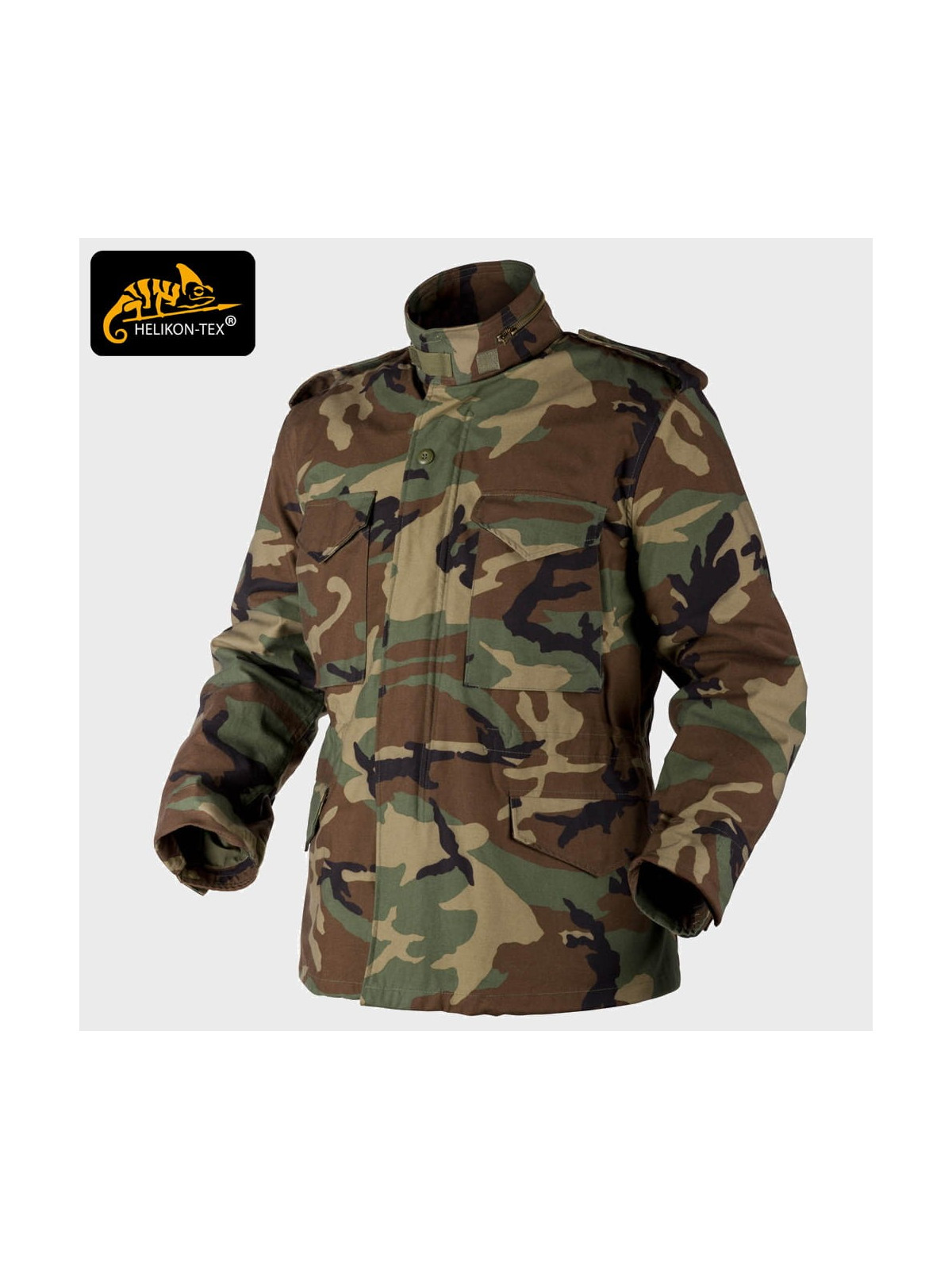 HELIKON-TEX KURTKA WOJSKOWA M65 NYCO SATEEN US WOODLAND XXL