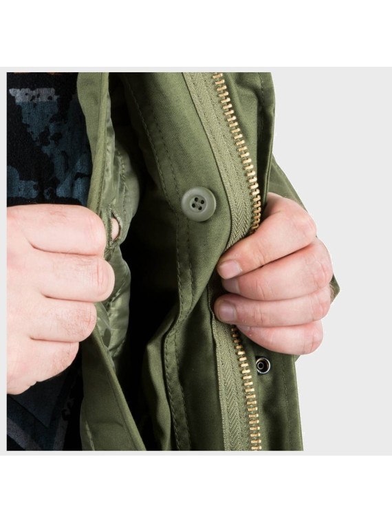 HELIKON-TEX KURTKA WOJSKOWA M65 NYCO SATEEN US WOODLAND XXL
