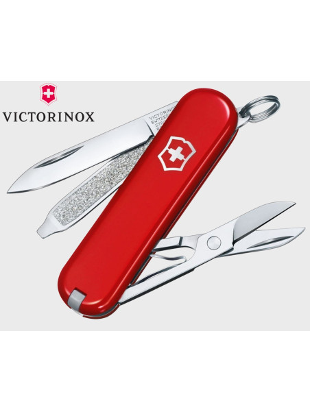 VICTORINOX SCYZORYK 0.6223G CLASSIC 7 FUNKCJI CZERWONY