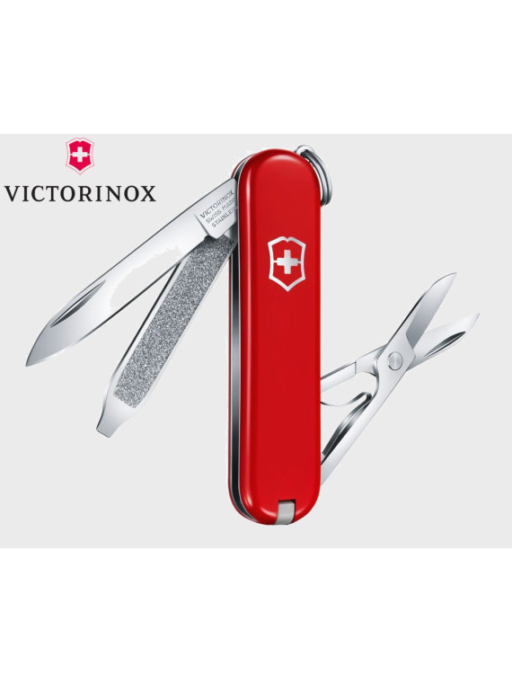 VICTORINOX SCYZORYK 0.6223G CLASSIC 7 FUNKCJI CZERWONY