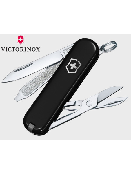 VICTORINOX SCYZORYK 0.6223.3G CLASSIC 7 FUNKCJI CZARNY