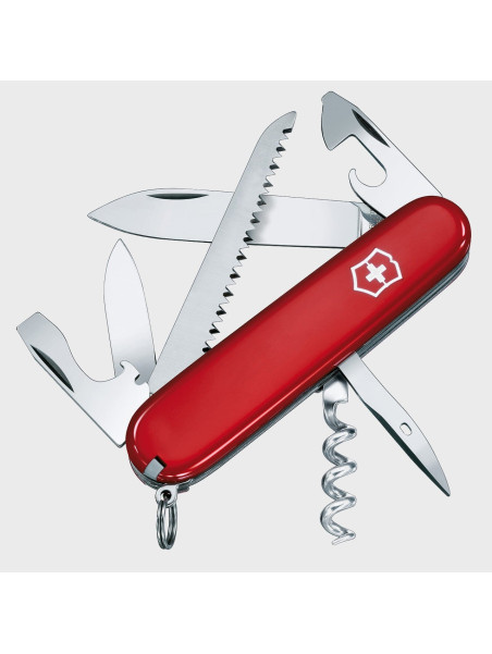 VICTORINOX SCYZORYK 1.3613 CAMPER 13 FUNKCJI CZERWONY