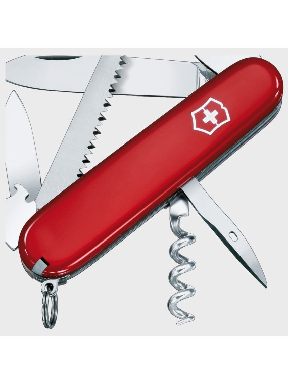 VICTORINOX SCYZORYK 1.3613 CAMPER 13 FUNKCJI CZERWONY