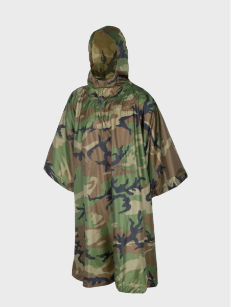 HELIKON-TEX PELERYNA PRZECIWDESZCZOWA U.S. MODEL RIP-STOP WOODLAND