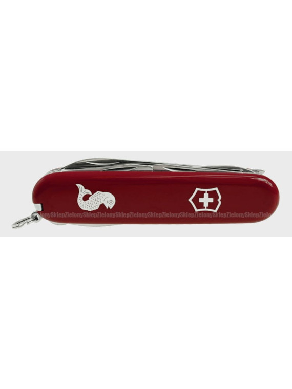 VICTORINOX SCYZORYK 1.4733.72 FISHERMAN 18 FUNKCJI CZERWONY