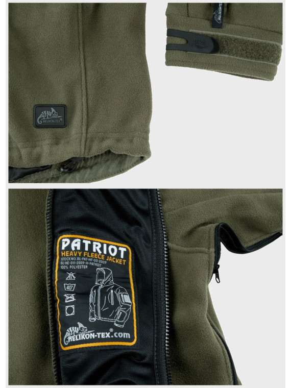 HELIKON-TEX POLAR WOJSKOWY PATRIOT DOUBLE OLIWKOWY L
