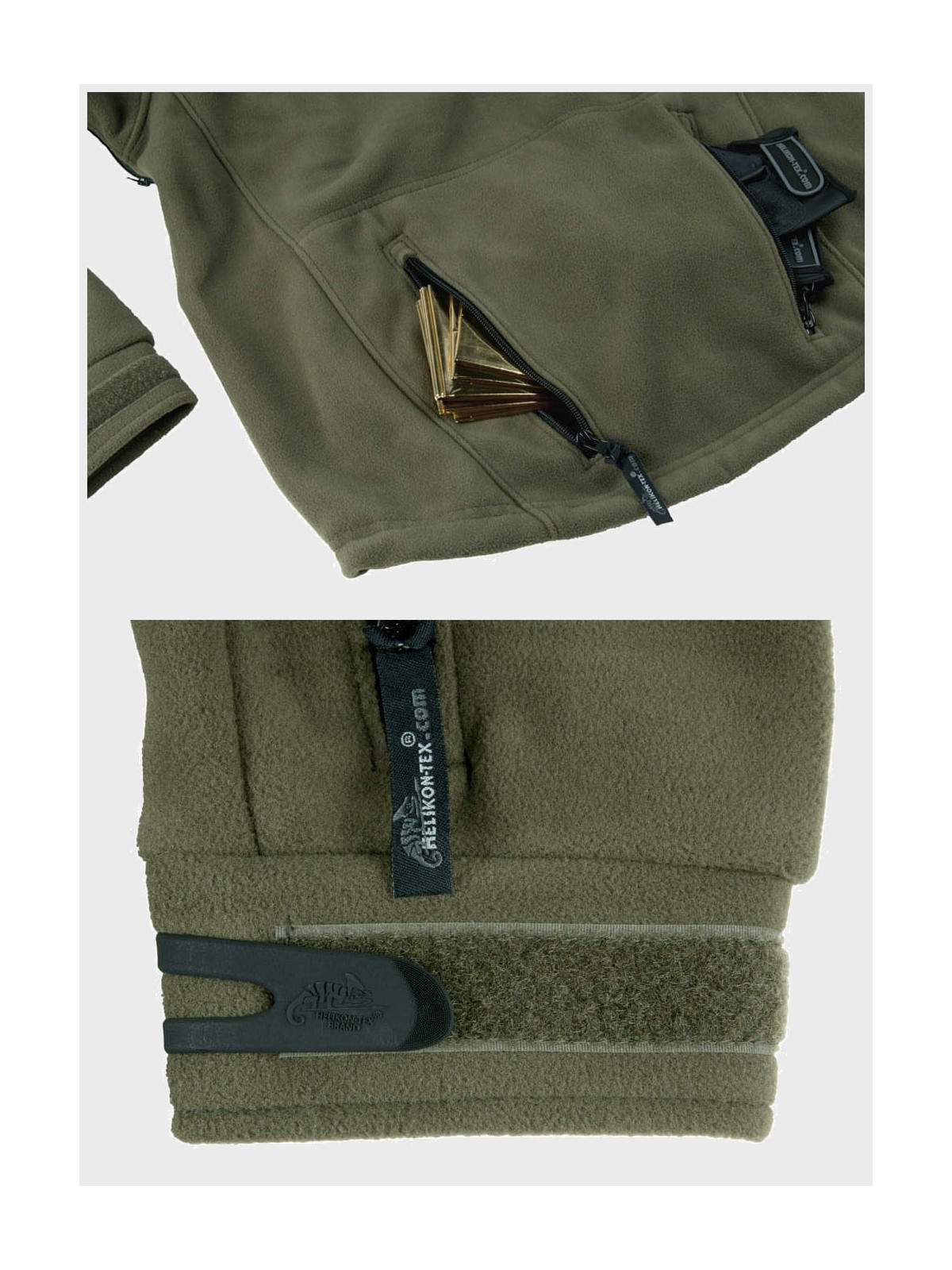 HELIKON-TEX POLAR WOJSKOWY PATRIOT DOUBLE OLIWKOWY L