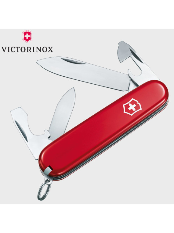 VICTORINOX SCYZORYK 0.2503 RECRUIT 10 FUNKCJI CZERWONY
