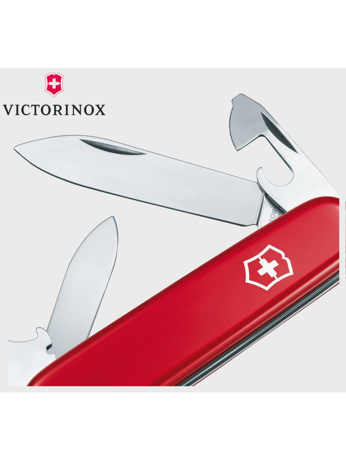 VICTORINOX SCYZORYK 0.2503 RECRUIT 10 FUNKCJI CZERWONY