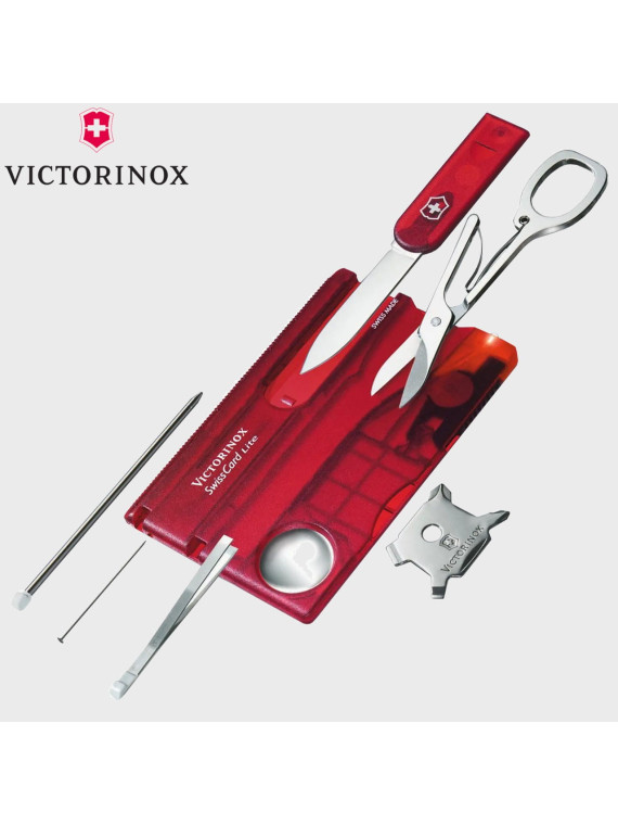 VICTORINOX MULTITOOL KARTA SWISSCARD 0.7300.T CZERWONY