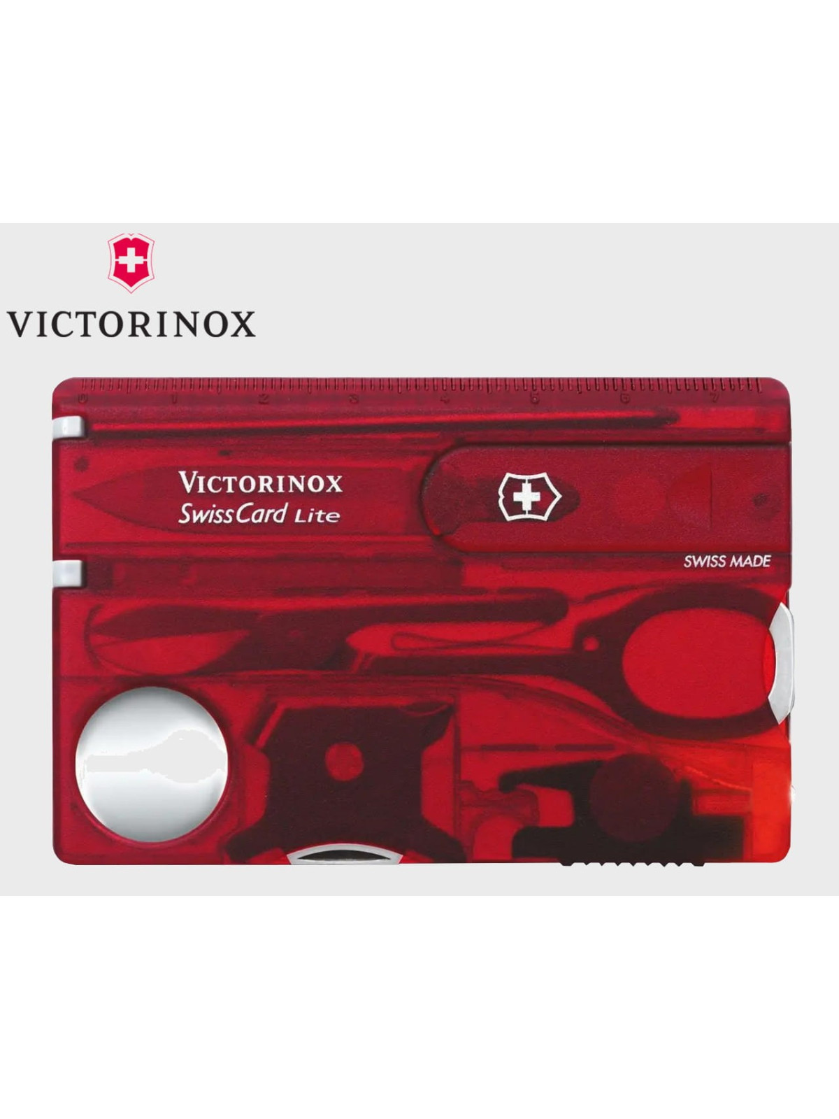 VICTORINOX MULTITOOL KARTA SWISSCARD 0.7300.T CZERWONY