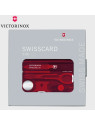 VICTORINOX MULTITOOL KARTA SWISSCARD 0.7300.T CZERWONY