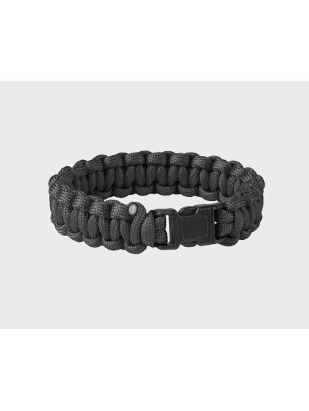 HELIKON-TEX BRANSOLETKA SURVIVAL PARACORD CZARNA