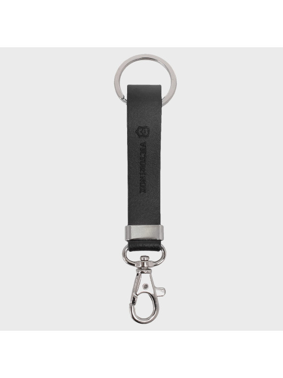 VICTORINOX ZAWIESZKA  BRELOK 4.1853 SKÓRA NATURALNA CZARNA