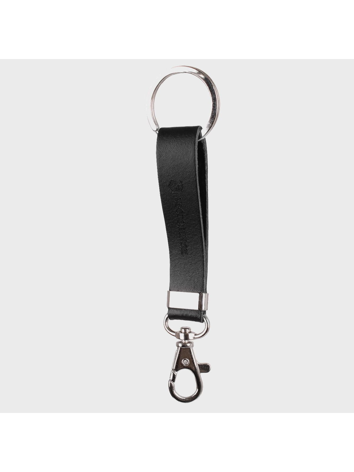 VICTORINOX ZAWIESZKA  BRELOK 4.1853 SKÓRA NATURALNA CZARNA