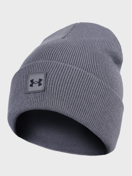 UNDER ARMOUR CZAPKA ZIMOWA MĘSKA TERMOAKTYWNA CIEPŁA NA ZIMĘ SZARA
