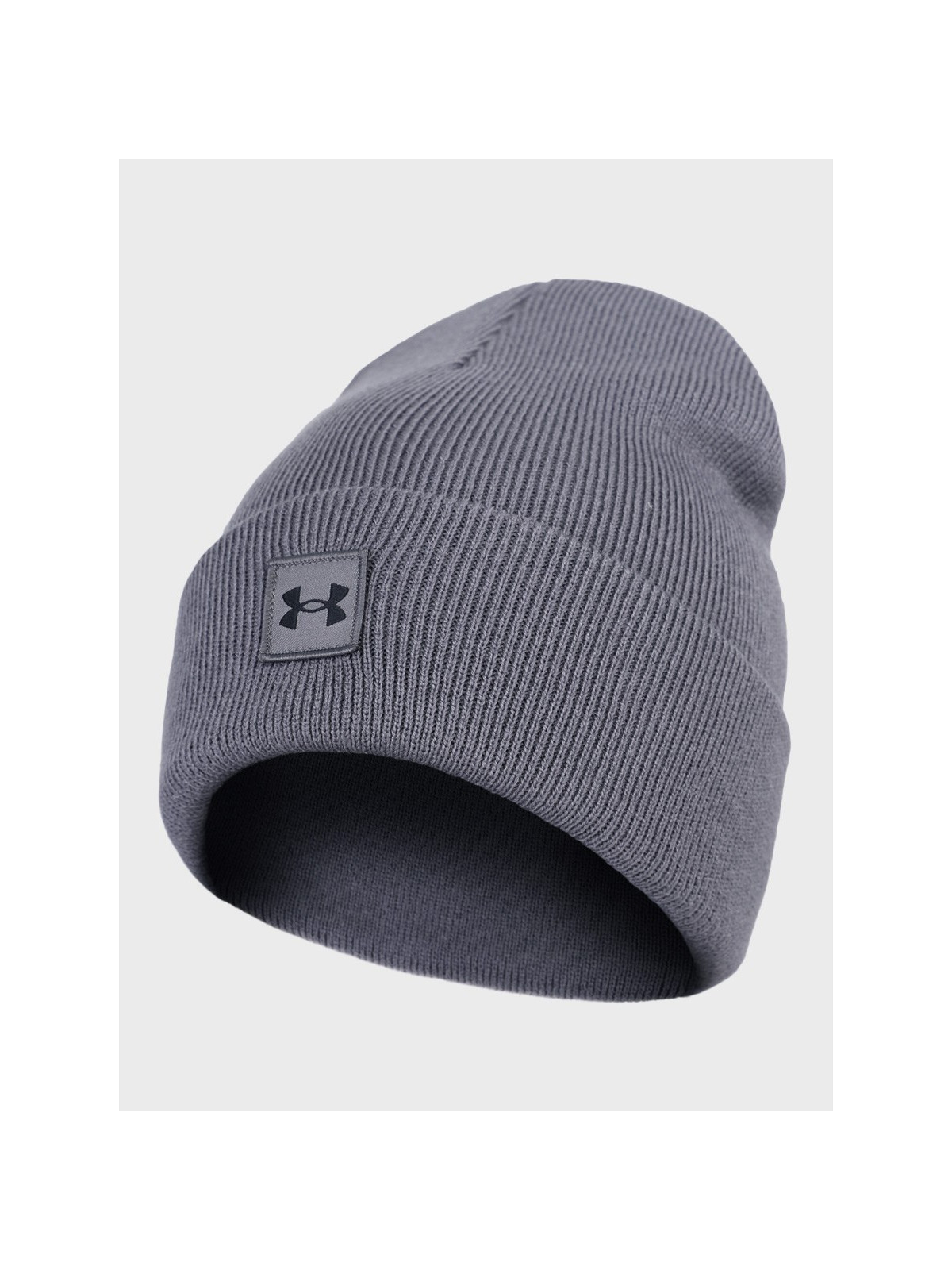 UNDER ARMOUR CZAPKA ZIMOWA MĘSKA TERMOAKTYWNA CIEPŁA NA ZIMĘ SZARA