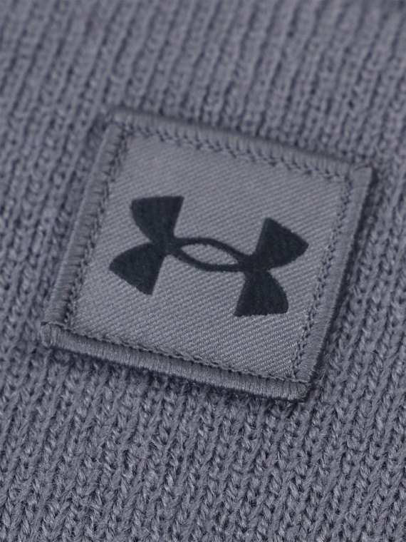 UNDER ARMOUR CZAPKA ZIMOWA MĘSKA TERMOAKTYWNA CIEPŁA NA ZIMĘ SZARA