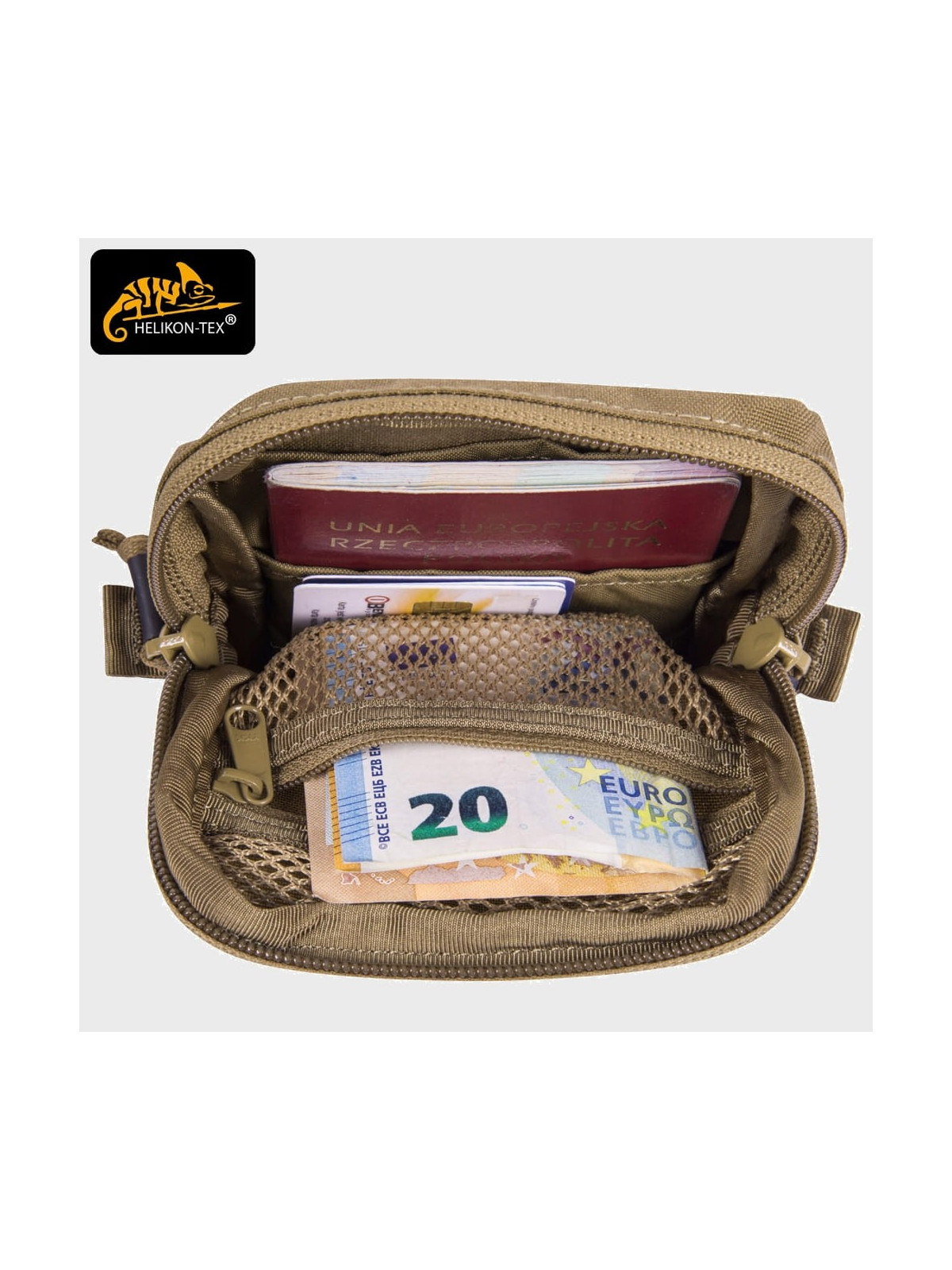 HELIKON-TEX ORGANIZER DOCUMENT CASE INSERT CORDURA COYOTE