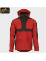 HELIKON-TEX KURTKA KANGURKA ANORAK WOODSMAN CZERWONO-SZARA 3XL