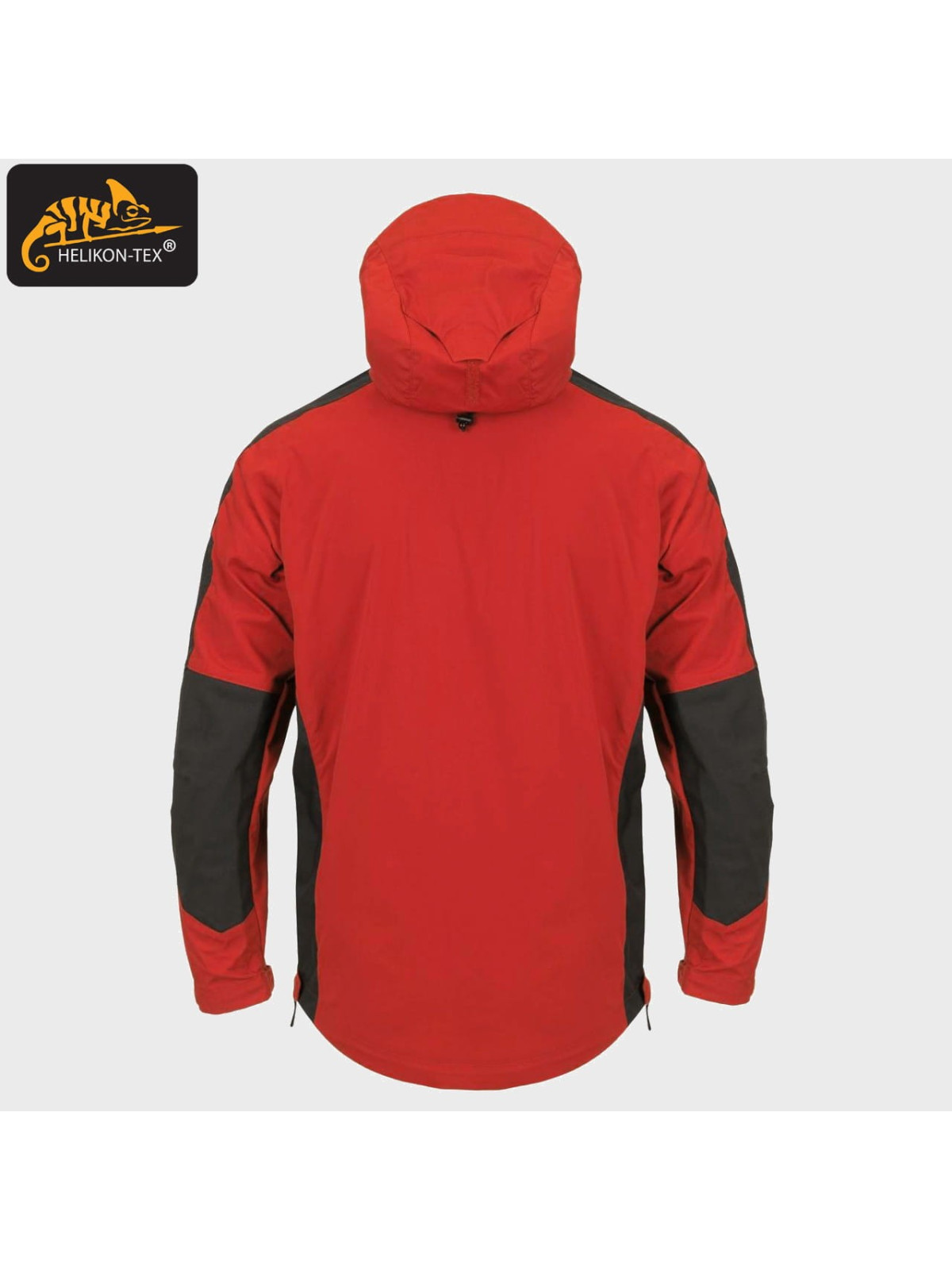 HELIKON-TEX KURTKA KANGURKA ANORAK WOODSMAN CZERWONO-SZARA 3XL