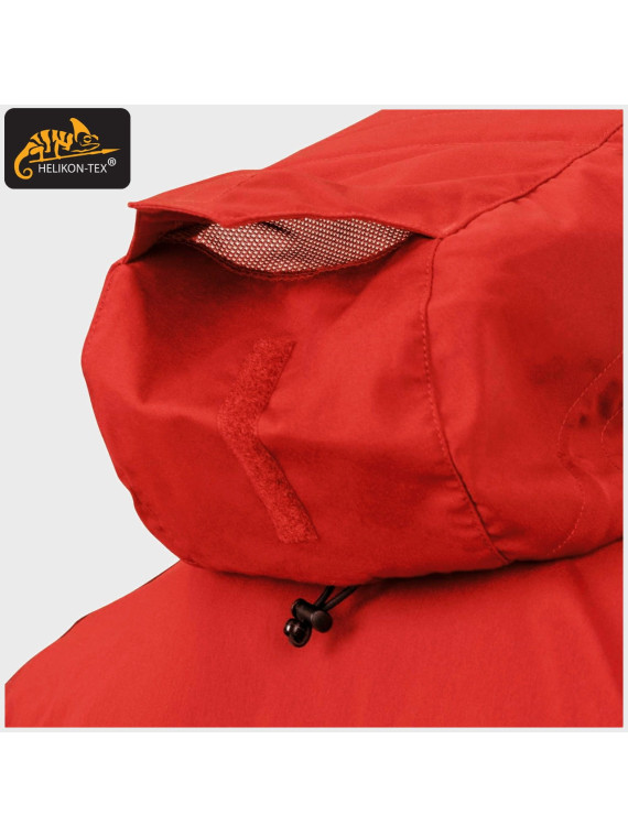HELIKON-TEX KURTKA KANGURKA ANORAK WOODSMAN CZERWONO-SZARA 3XL