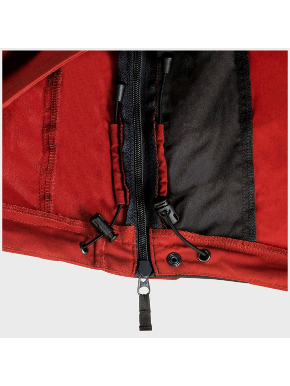HELIKON-TEX KURTKA KANGURKA ANORAK WOODSMAN CZERWONO-SZARA 3XL