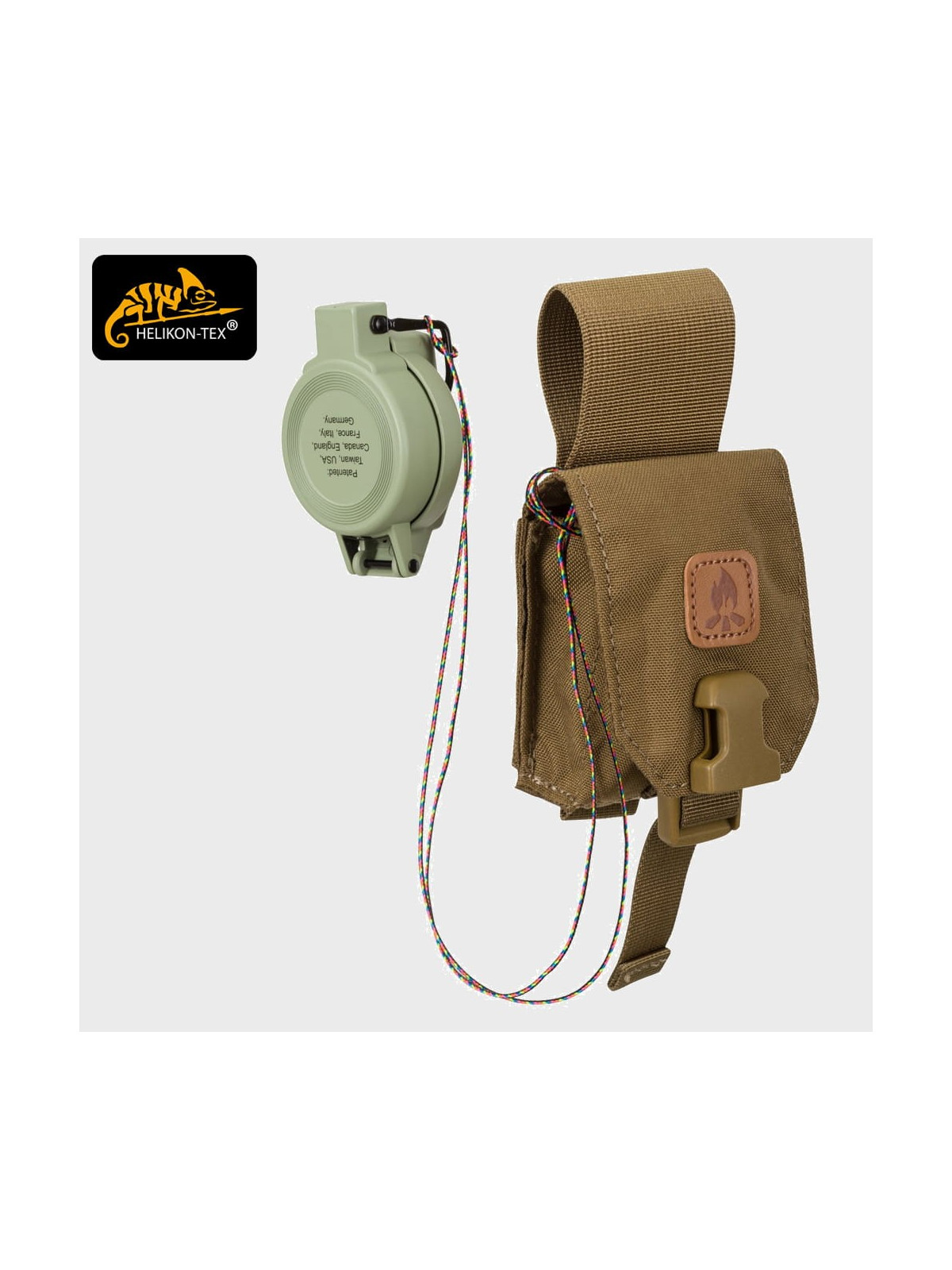 HELIKON-TEX KIESZEŃ NA KOMPAS MOLLE EARTH BROWN / CLAY